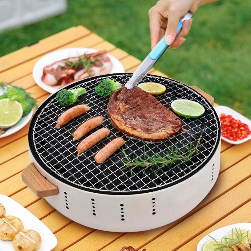 Barbecue Grill Charcoal Stove Split Barbecue Rack Barbecue Grilled Meat Fried Steak Stove Heat-insulating Bbq Stove