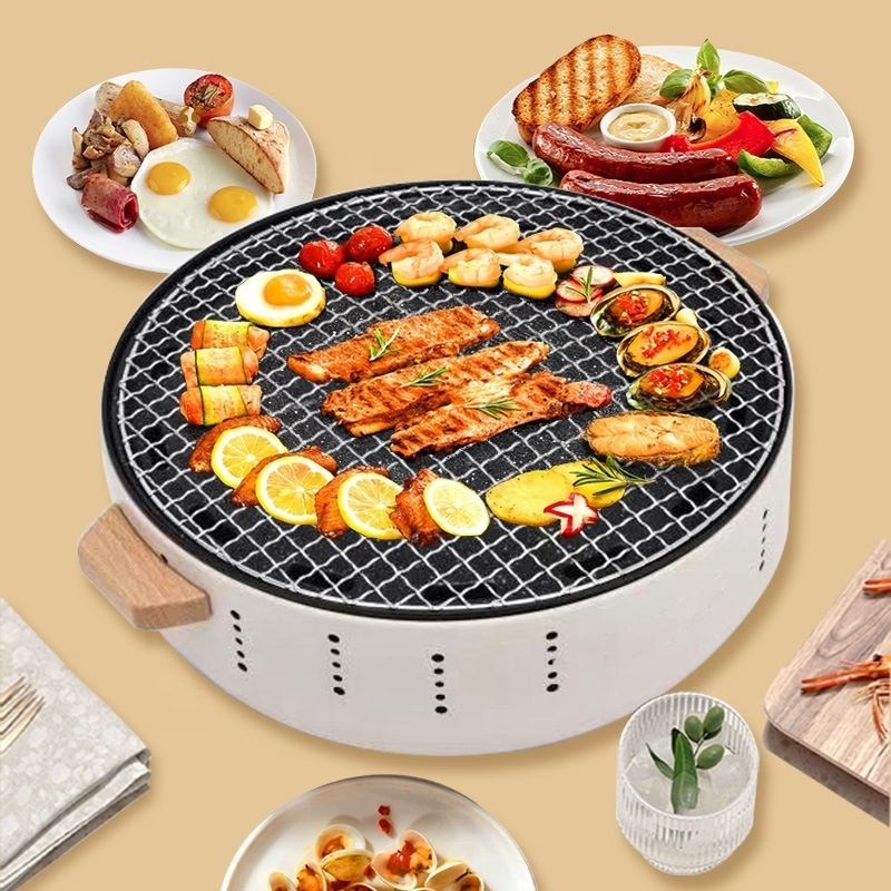 Barbecue Grill Charcoal Stove Split Barbecue Rack Barbecue Grilled Meat Fried Steak Stove Heat-insulating Bbq Stove