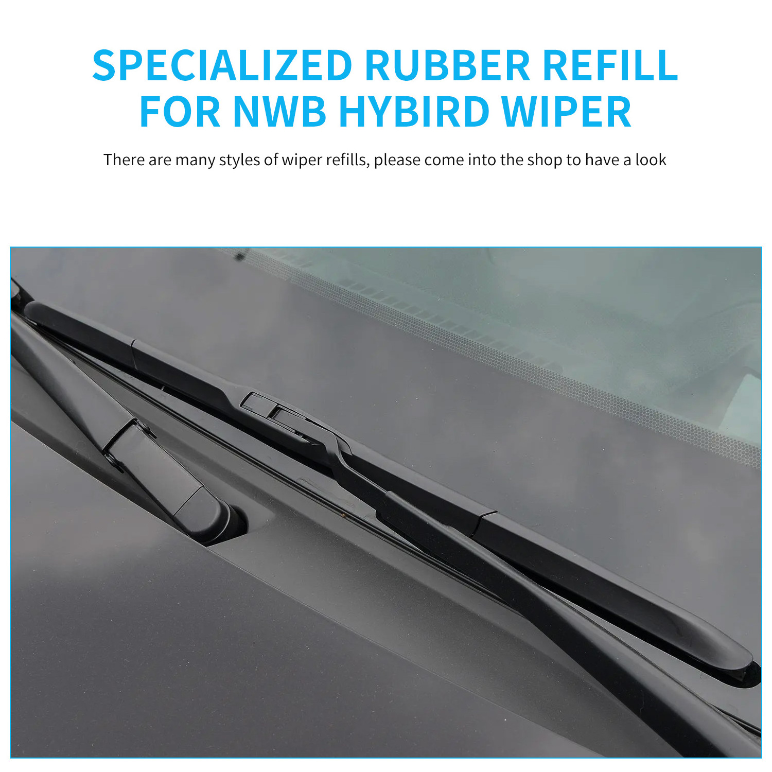 DR ASLAM Wiper Rubber Wiper Blade Rubber Natural Rubber Refill Strip for Chevrolet Blazer