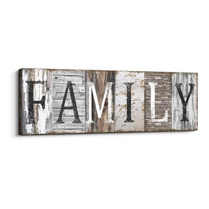 Family Decorative Signs Inspirational Motto Canvas Prints Wall Art Decor