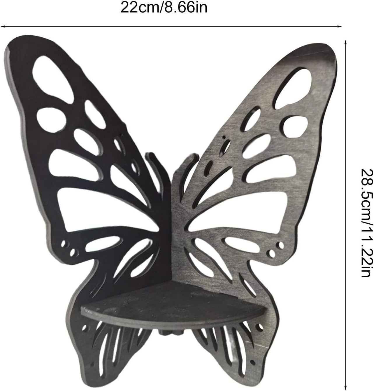 Decorative Butterfly Corner Shelf Wall Shelf Art and Craft Showcase Display Stand