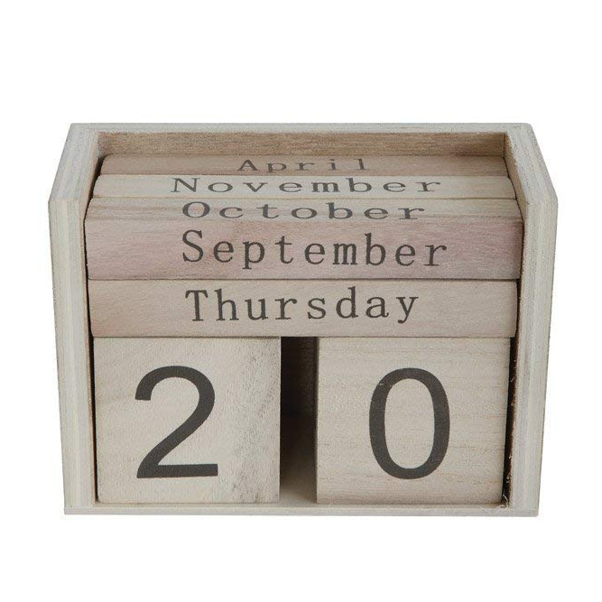 2023 new arrival high quality mini wooden  calendar