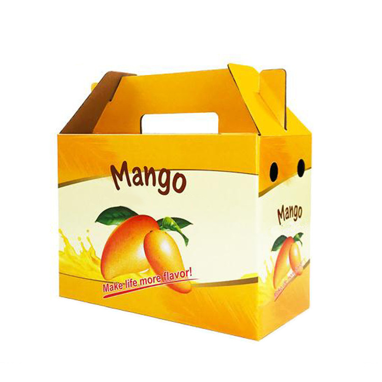 Zhuoyida Custom Logo Mango Cardboard 5kg Fruit Packing Carton Box