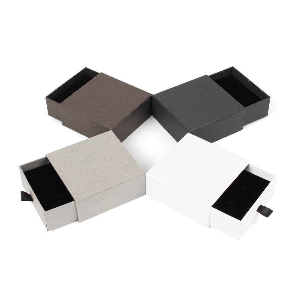 Eco Friendly Rigid Cardboard Sliding Packaging Drawer Gift Box For Jewelry/Clothing/Cosmetics