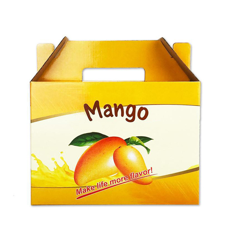 Zhuoyida Custom Logo Mango Cardboard 5kg Fruit Packing Carton Box