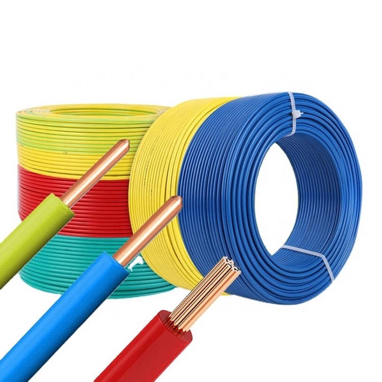 Factory direct sale high quality cable    BVR  Copper core PVC insulated flexible cable copper core electrical wire wire