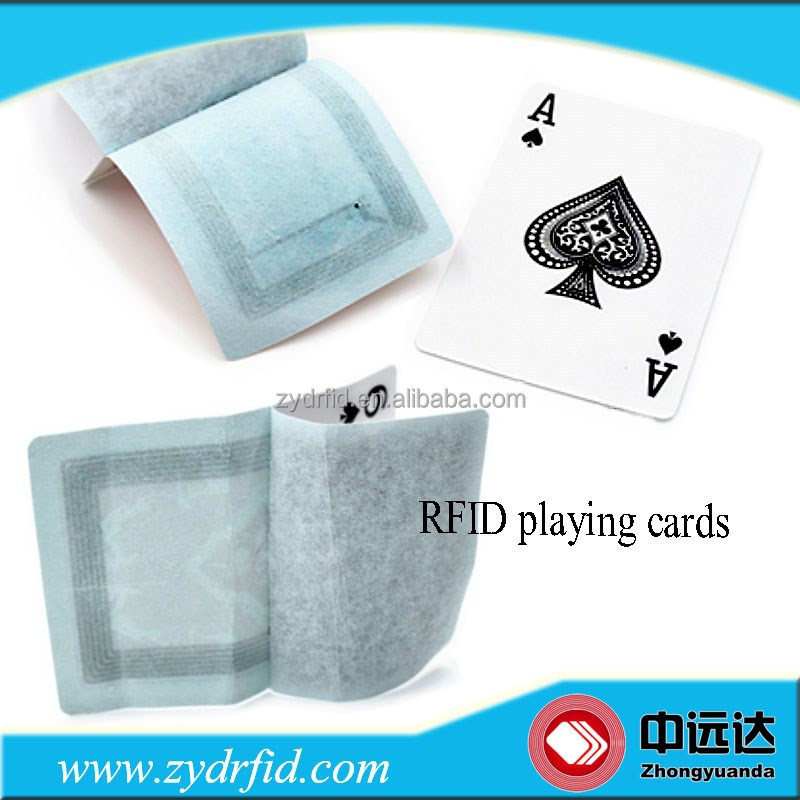 RFID Playing Poker NFC chips Customized Gambling House Waterproof RFID Playing Cards