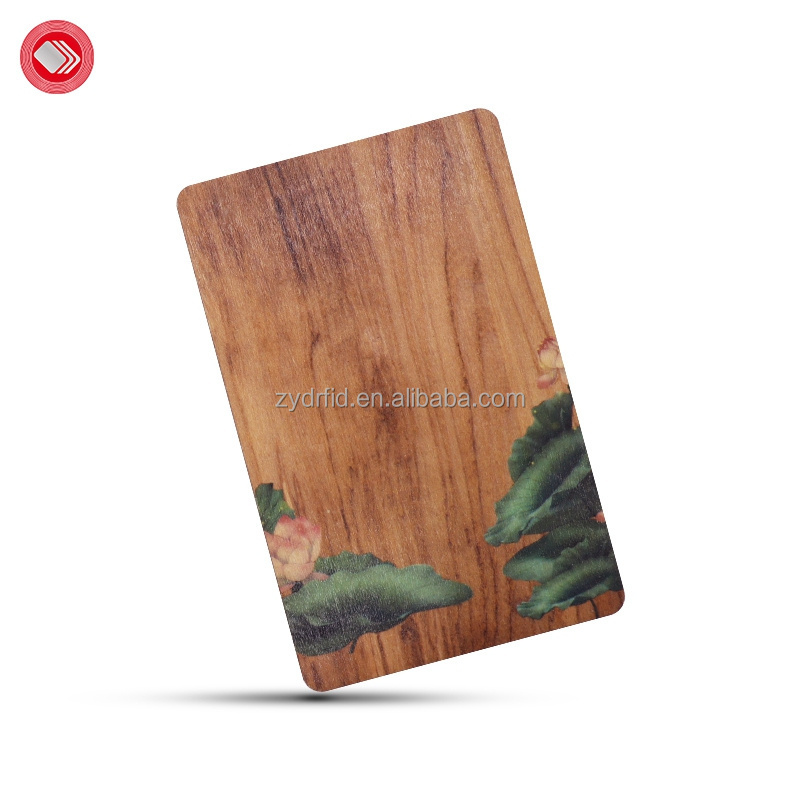 Wholesale NFC Card Printer Wooden Custom Business Card RFID Access control card