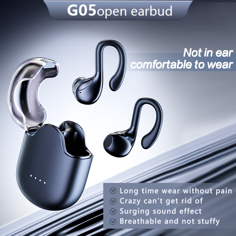 2024 New arrival G05 OWS wireless Earphones Sweatproof Sport Headphones Deep Bass Sound HD microphone Noise canceling earbuds