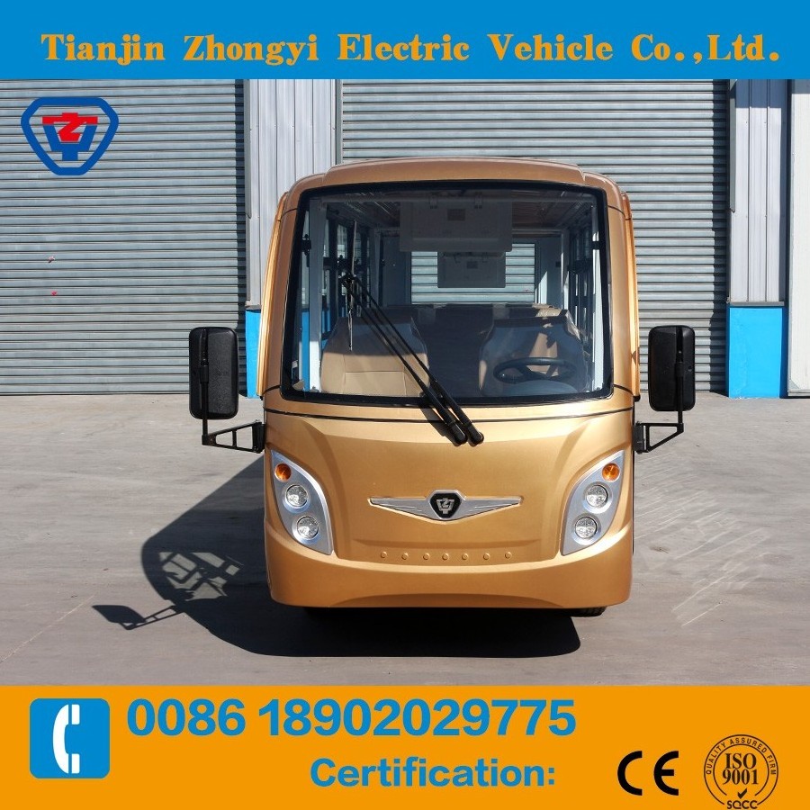 Chinese electric car sightseeing shuttle bus mini school bus