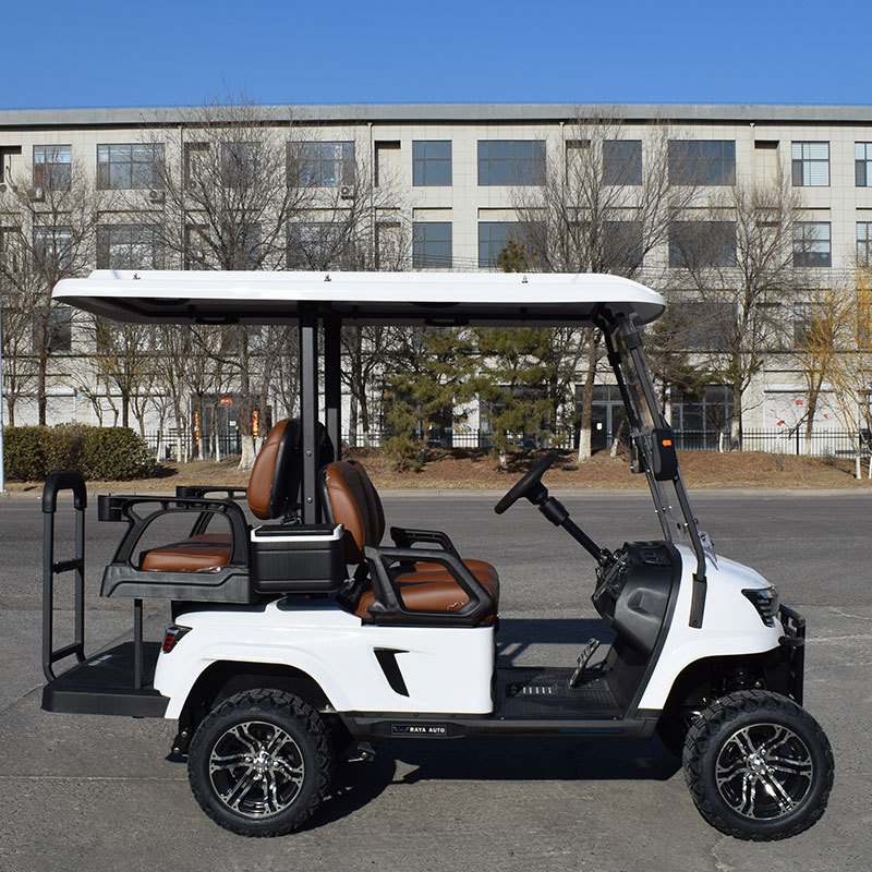 2024 New Design Customizable 4-Person 72V Electric Elevating Golf Car Off Road Vehicle with Lithium Battery Golf Carts