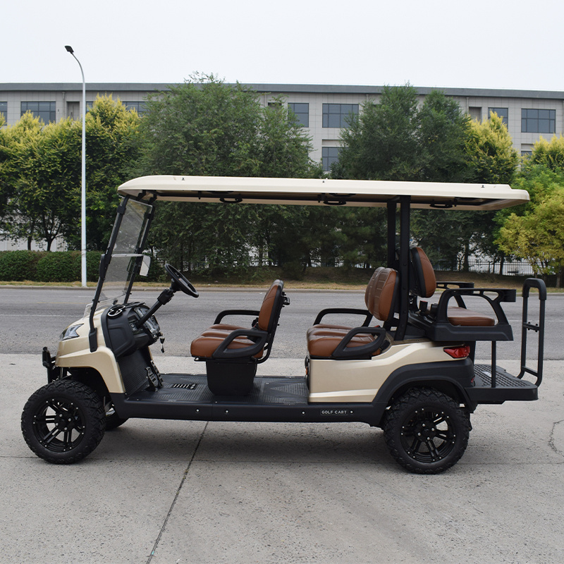 ZYCAR New Design 2 4 6 Seater Electric Golf Cart 6 Passenger 72v Lifted Golf Buggy