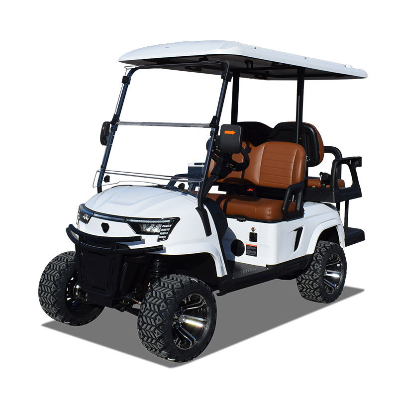 2024 New Design Customizable 4-Person 72V Electric Elevating Golf Car Off Road Vehicle with Lithium Battery Golf Carts