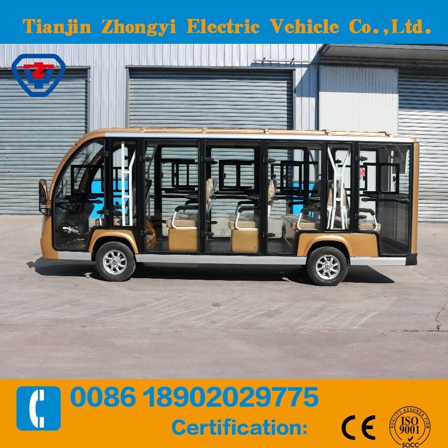 Chinese electric car sightseeing shuttle bus mini school bus