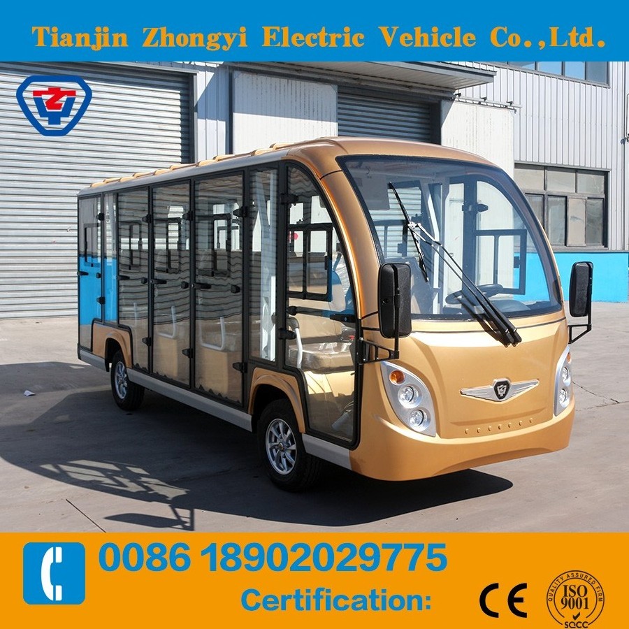 Chinese electric car sightseeing shuttle bus mini school bus