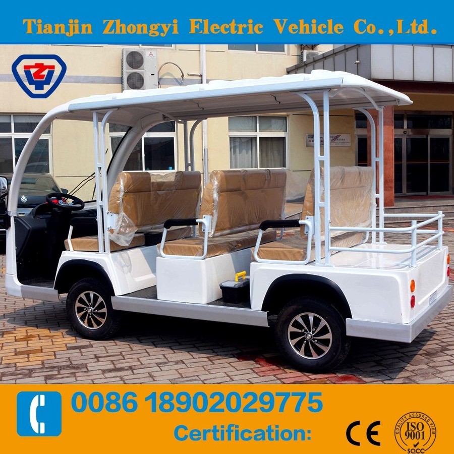 Zhongyi Brand electric sightseeing car golf buggy for company tourist GD8-A8