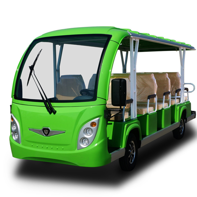 ZYCAR Brand 14 Seater Electric Sightseeing Shuttle Buggy With CE Certificate