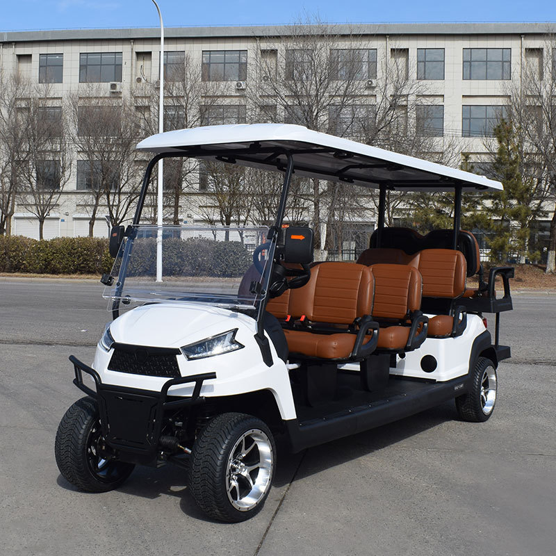 6+2 Seater Electric Golf Cart CE 48V 72V  Led Club Golf Car Factory Prices For Sale