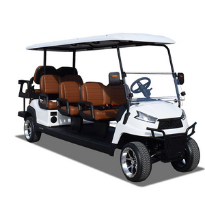 6+2 Seater Electric Golf Cart CE 48V 72V  Led Club Golf Car Factory Prices For Sale