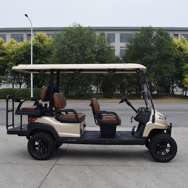 ZYCAR New Design 2 4 6 Seater Electric Golf Cart 6 Passenger 72v Lifted Golf Buggy