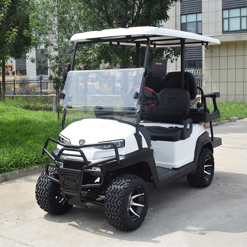 Golf Cart and Controller Made 2 4 6 8 Seat Battery Powered Electric Aluminum CE Approved China Customized 48V Machining Services