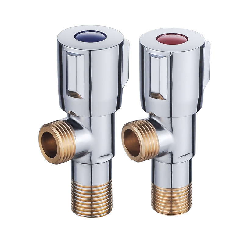 Wholesale cheap switch water stop brass angle valve bathroom water distribution valve