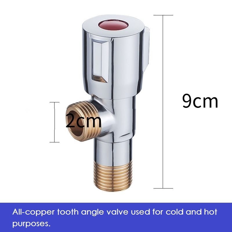 Wholesale cheap switch water stop brass angle valve bathroom water distribution valve