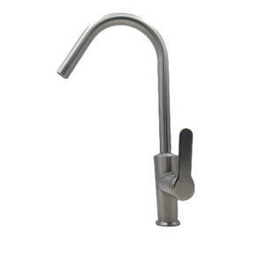 Factory direct quality kitchen mixer countertop installation hot and cold kitchen faucet matte black