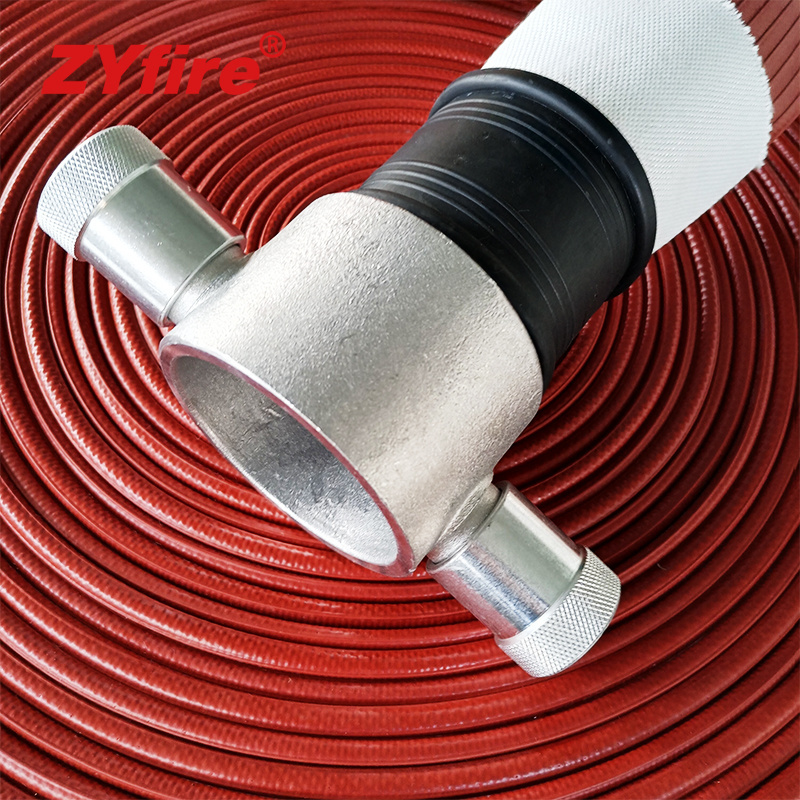 ZYfire Professional customized 3 inch NBR blend tube fire hose for industrial fire fighting