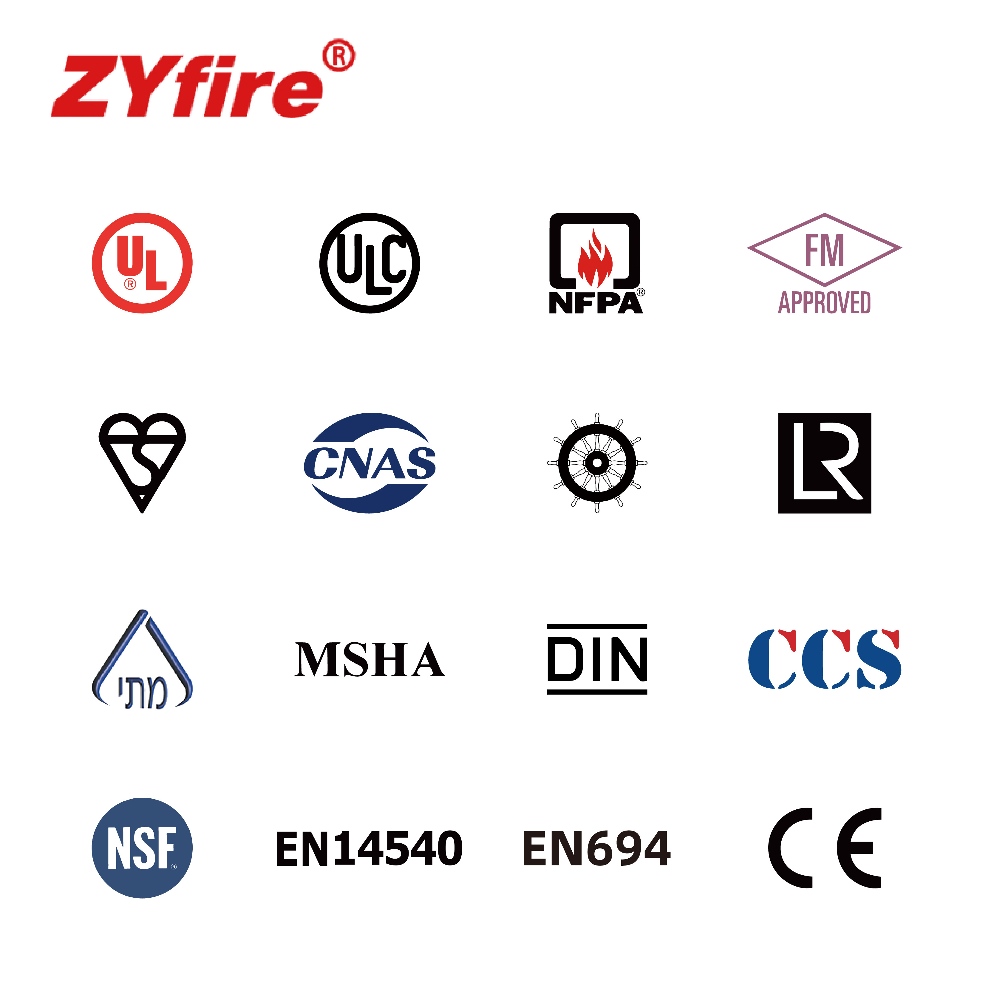 ZYfire Flexible  for Interior Fire Fighting with UL FM approved W.P 17bar White Rack layflat water pu hose