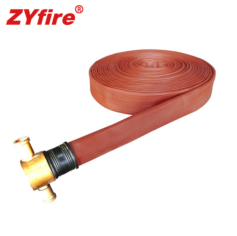 ZYfire Factory Supply Firefighting Equipment Rubber pvc lay flat flexible Hose pipe Approved By UL BS LR