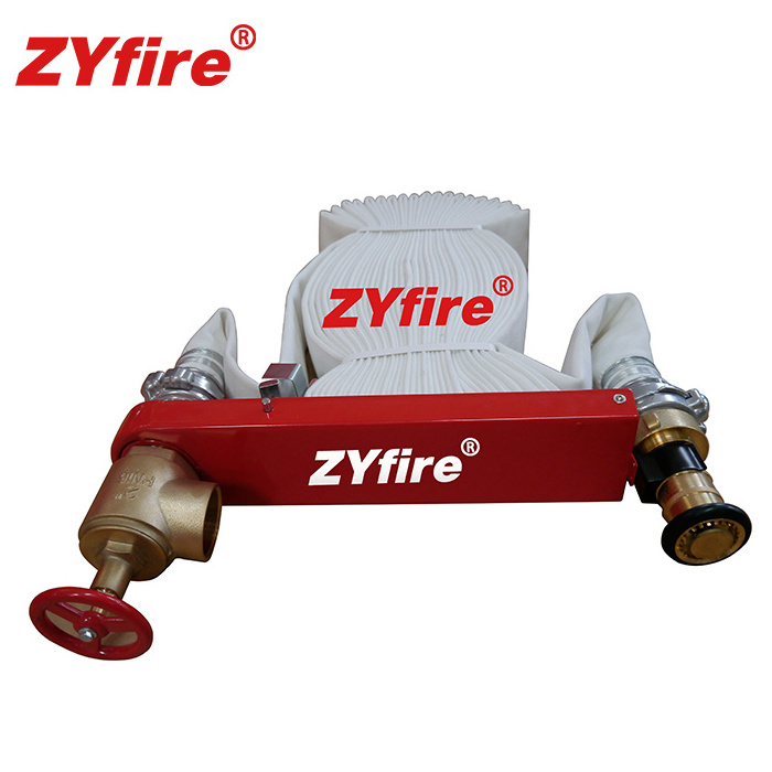 ZYfire Fire Hose Pipe 100% Virgin Polyester Jacket Cabinet Hose White Polyurethane (TPU) Tube