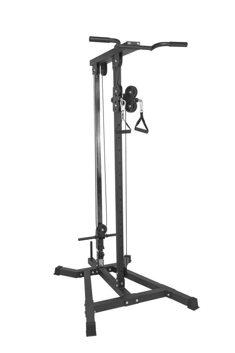 ZYFIT Cable Station with Adjustable Dual Pulley System Plus for Functional Home Gym