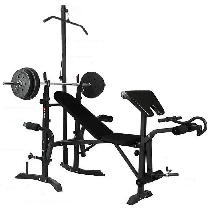 ZYfit Adjustable Body Vision Weight Bench Leg Press Attachment Weight Lifting Bench