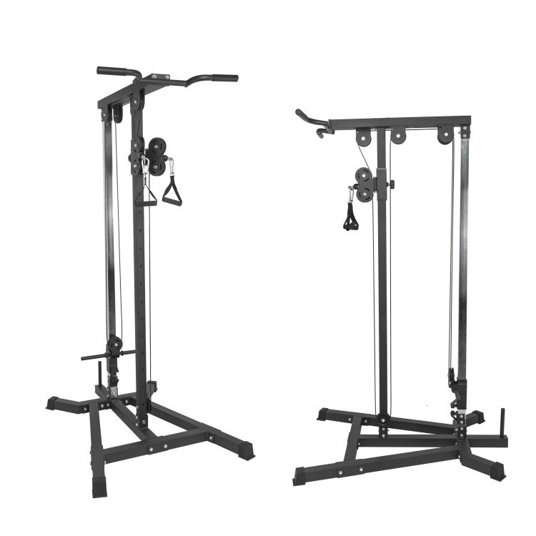 ZYFIT Cable Station with Adjustable Dual Pulley System Plus for Functional Home Gym