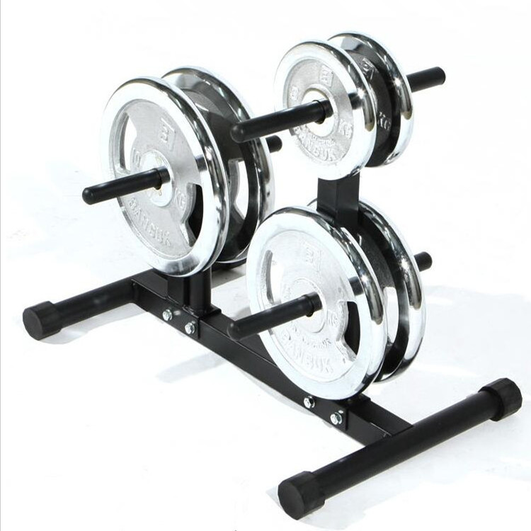 ZYFIT Barbell Dumbbell Rack Weights Storage Stand for Home Gym Bench Base