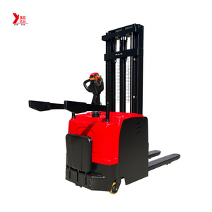 China Mini narrow aisle electric stacker forklift for sale