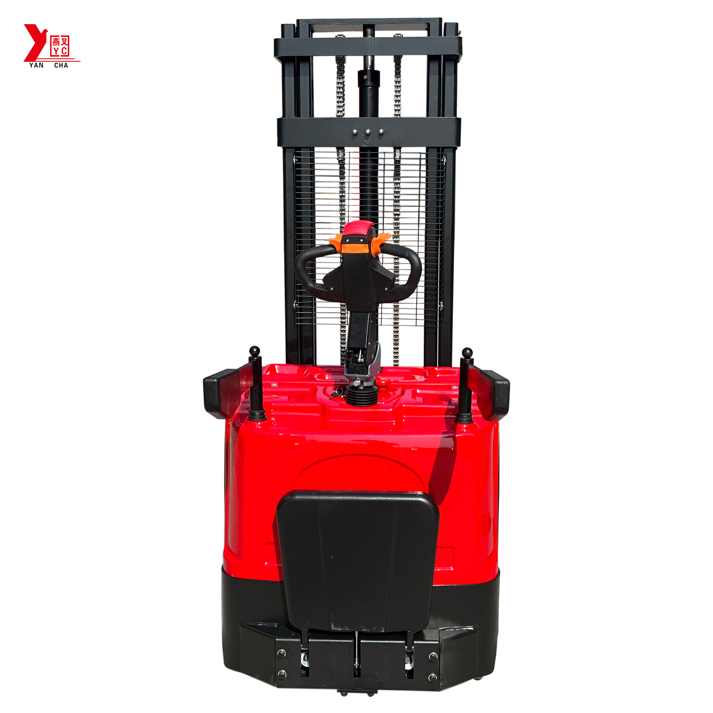 China Mini narrow aisle electric stacker forklift for sale