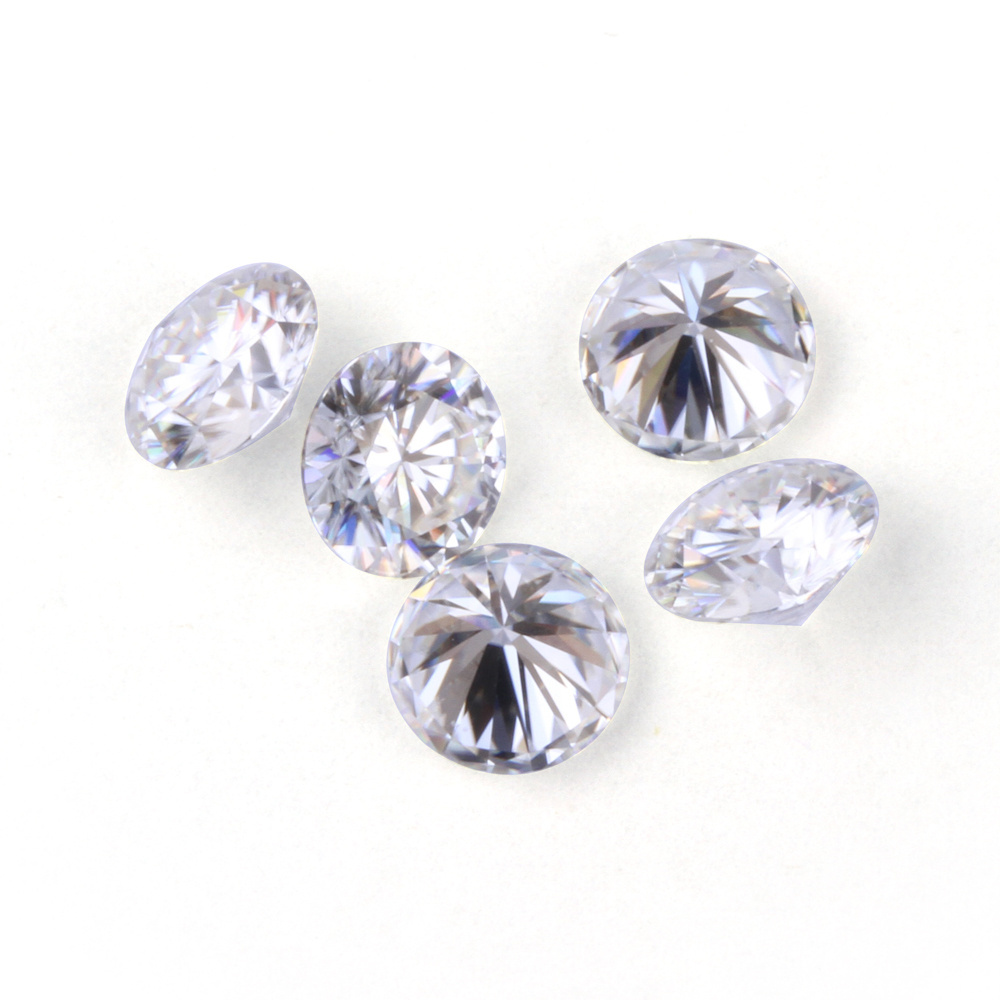 1 Carat DEF Color Moissanite Diamond Round White Moissanite Wholesale