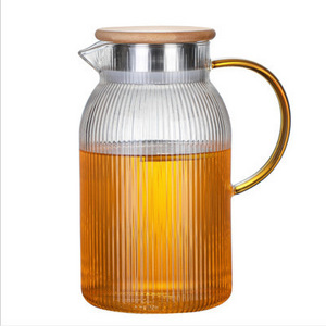 Factory wholesale gold-plated home decoration hotel cold kettle Water Tea Jug set glass water Cup