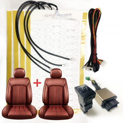 Rotary switch Alloy Wire Car Electric Heated Seat Cushion For Toyota