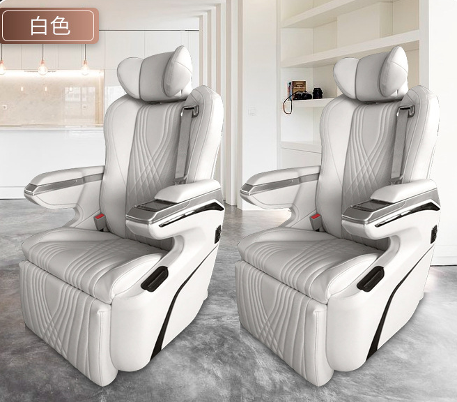 High End Reclining Aero Seat Leather Cover Touch Screen Electric Luxury Car Seat For Alphard Mecedes Benze Toyota