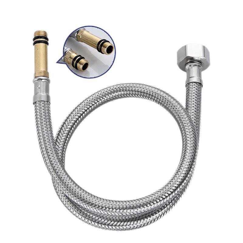 Highly Durable Double Nut Flexible Hose Bathroom Shower Water Faucet Hose Pipe Cold and Hot Water Faucet Hose