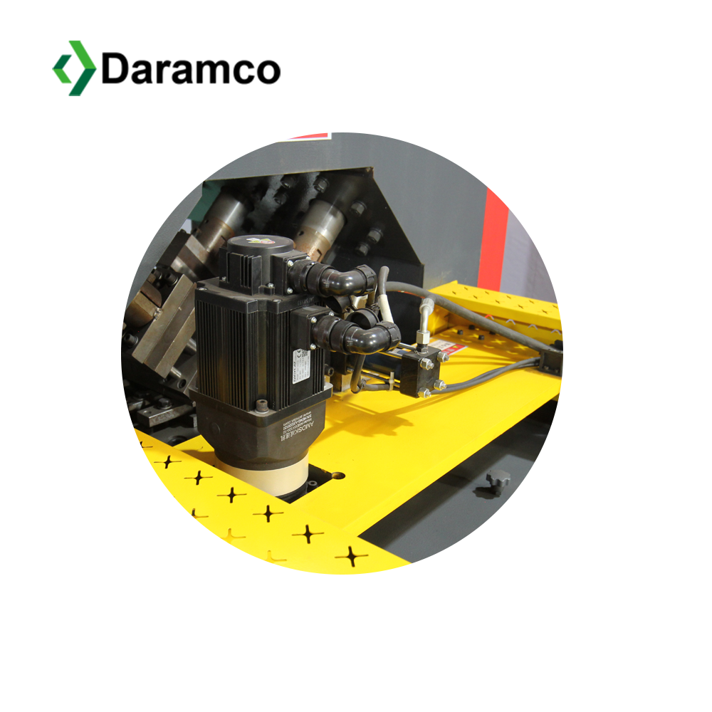 Daramco CNC Angle channel square Hydraulic pipe hole punching machine