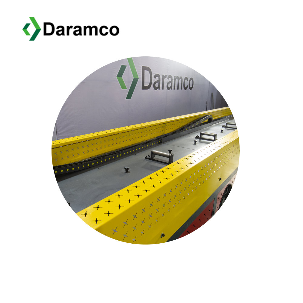 Daramco C channel T-beam round square flat bars craft industrial cnc tube pipe hole punching machine