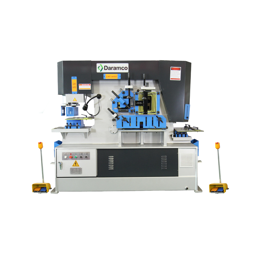 Daramco Stable And Reliable Q35Y-25 Series E Hydraulic Ironworker Combined Shearing Bending Square Hole Punch Machine