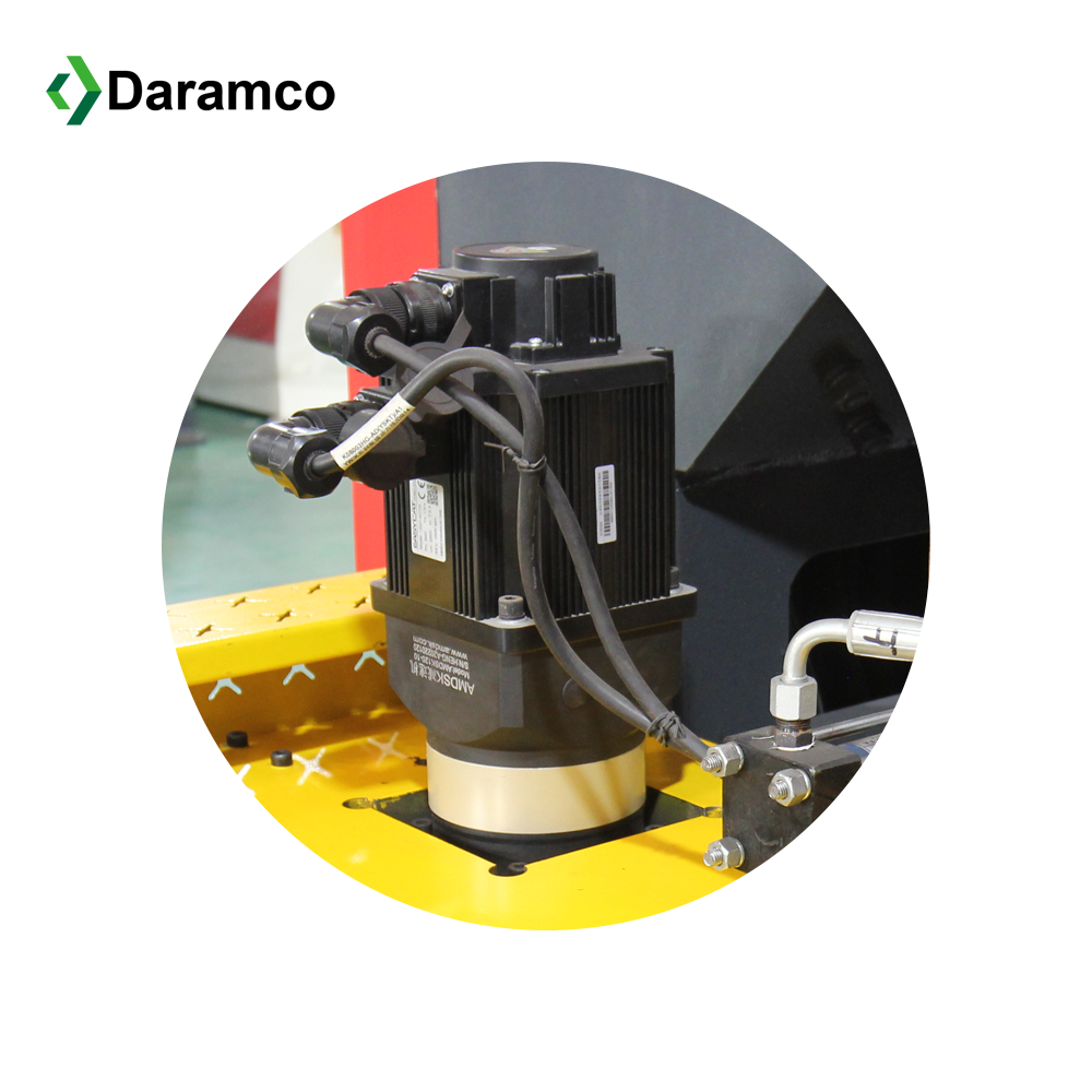 Daramco Hydraulic Steel Tube Hole Square Punch automatic pipe punching Hydraulic Pipe Punching Machine