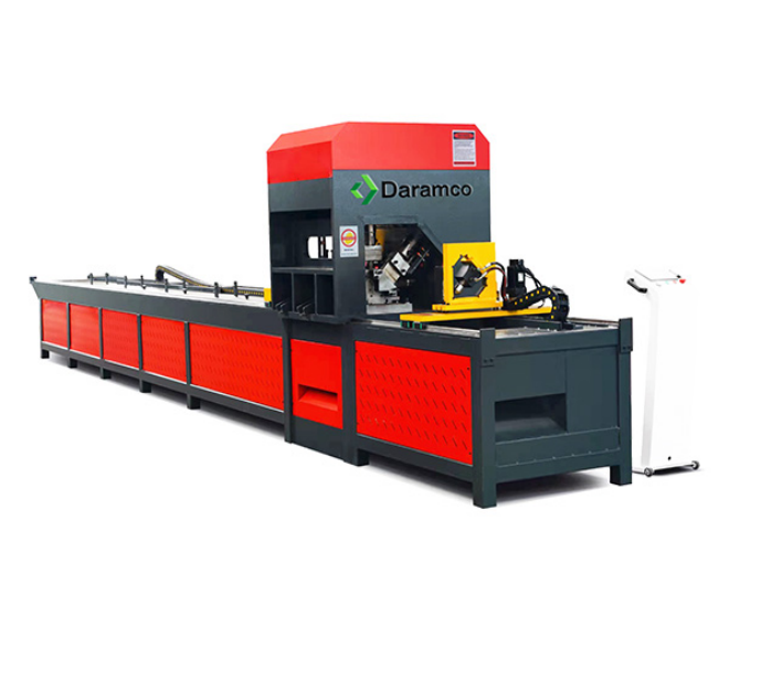 Daramco CNC Angle channel square Hydraulic pipe hole punching machine