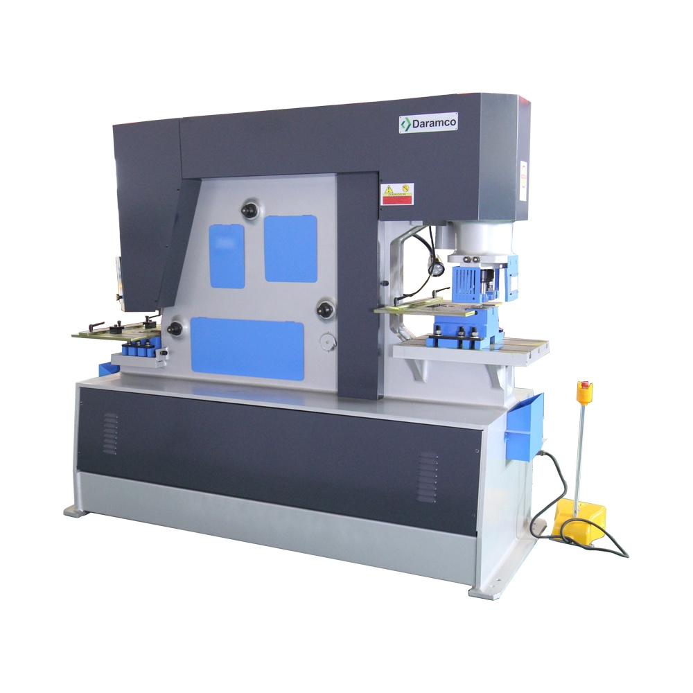 Daramco Stable And Reliable Q35Y-25 Series E Hydraulic Ironworker Combined Shearing Bending Square Hole Punch Machine