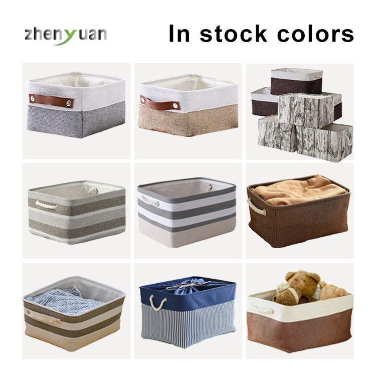 Free samples Wholesale custom cloth fabric storage bins foldable organizer closet storage boxes clothes storage box